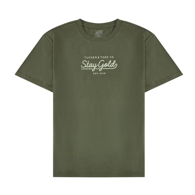 Stay Gold T-shirt - Green