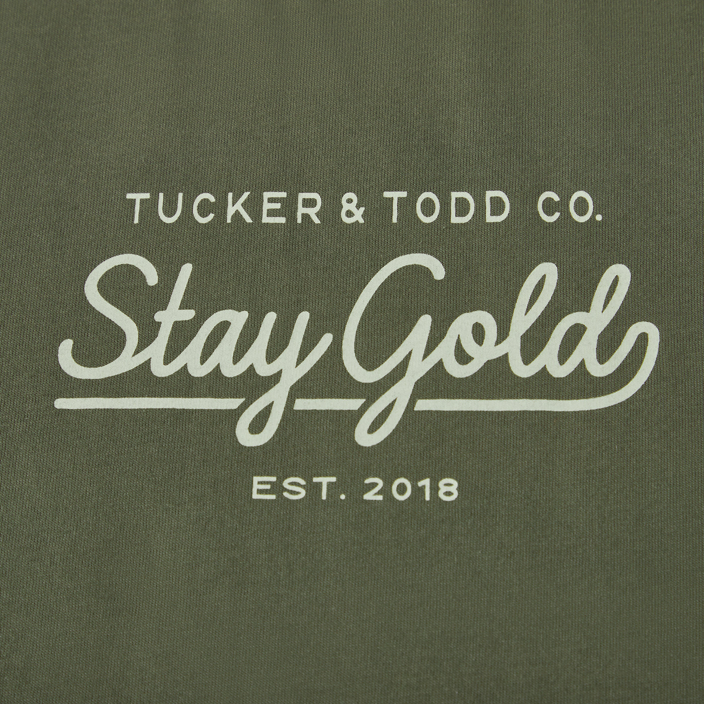 Stay Gold T-shirt - Green