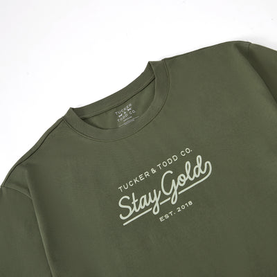 Stay Gold T-shirt - Green