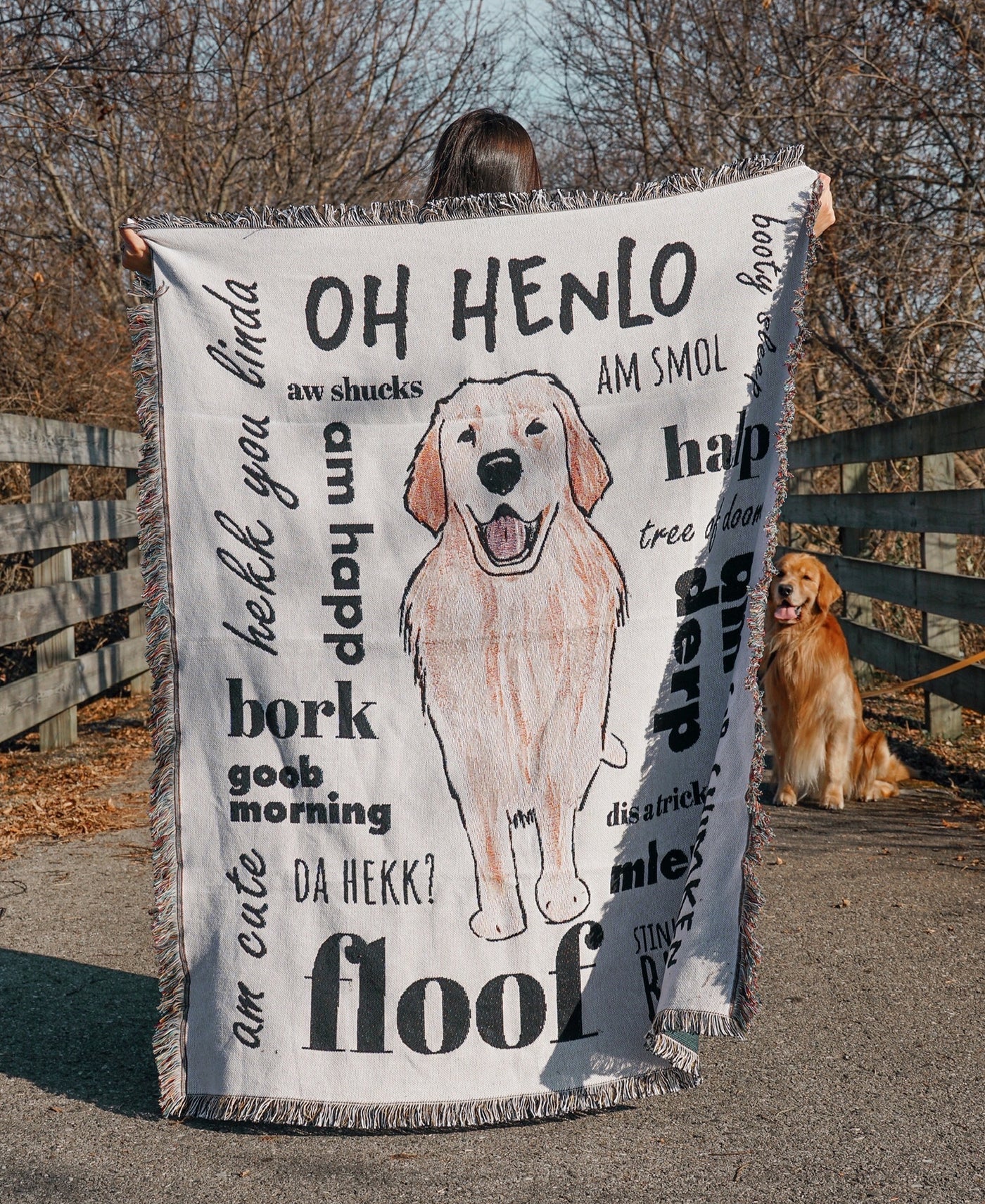 Woven Fringe Blanket